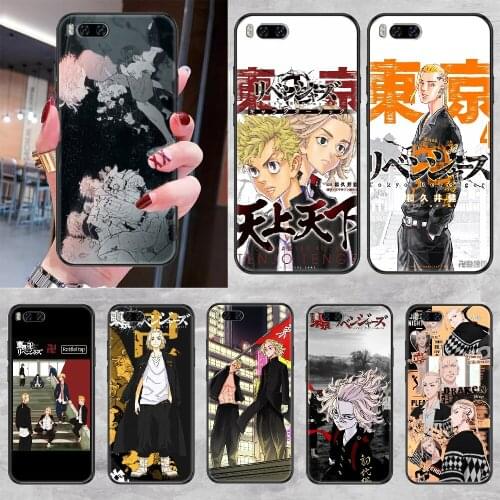 Anime Tokyo Revengers Phone case For Xiaomi Mi Max Note 3 A2 A3 8 9 9T 10 Lite Pro Ultra black silicone back luxury funda pretty