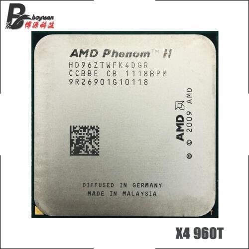 AMD Phenom II X4 960T 3.0 GHz Quad-core CPU Processor HD96ZTWFK4DGR Socket AM3