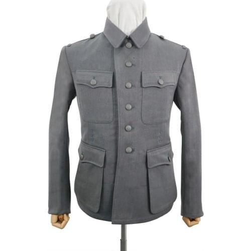 GUDA-068 WWII German M42 Heer NCO Grey Gabardine tunic Feldbluse