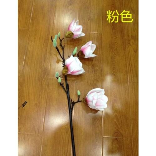 Factory outlets] magnolia flower Artificial flower Artificial flower factory simulation wedding housewarming opened with