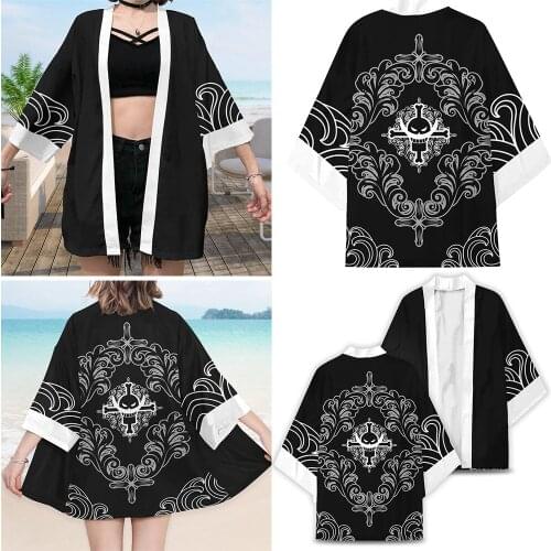 Monkey D Luffy Kimono Anime ONE PIECE Whitebeard Pirates Cosplay Costumes Haori MARINE Symbol Cloak Cardigan Bathrobe Pajamas