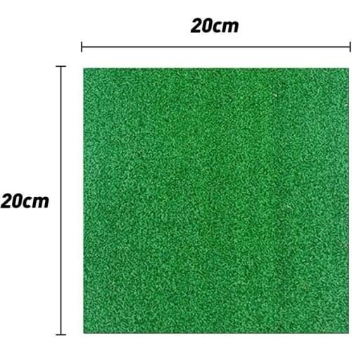 1Pcs Golf Practice Mat Backyard Residential Training Grass Pad Tee Pad Artificial Mat Golf Exercise Rubber Golf Holder Hitt B5D0