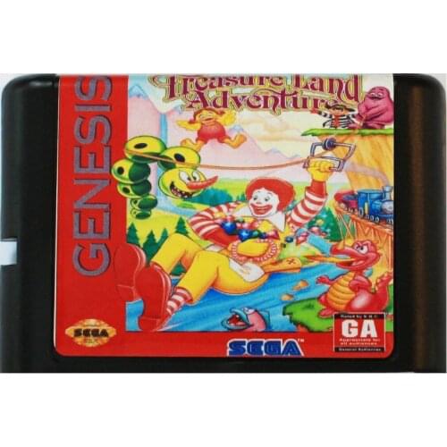 McDonalds Treasure Land Adventure 16 bit MD Game Card For Sega Mega Drive For SEGA Genesis
