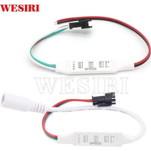 DC5-24V SP002E 3key Mini LED Controller For WS2811 WS2812B UCS1903 SK6812 LED Strip Module Lights