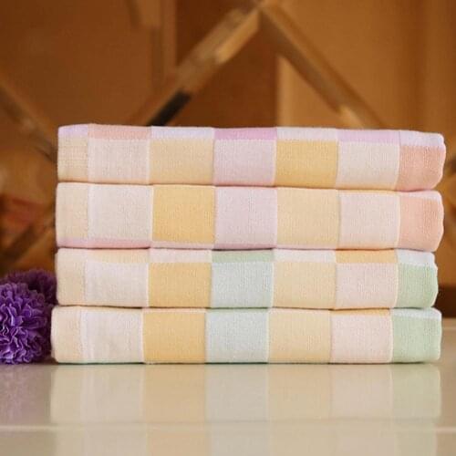 Soft Cotton Square Absorbent Washcloth Feeding Scarf Baby Bib Saliva Face Towel