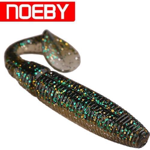 NOEBY 5Pcs 100mm/9g Soft Baits Fishing Lures Silicone Artificial Leurre Souple Para Peche Fishing Wobblers Pesca Isca Artificial