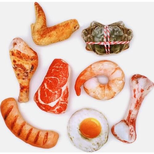 New anti Bite Dog Toys Creative Simulation Vegetable Drumstick Toy Puppy Pet Play Chew Toys Squeaky Toys For Dogs Pets Supplies