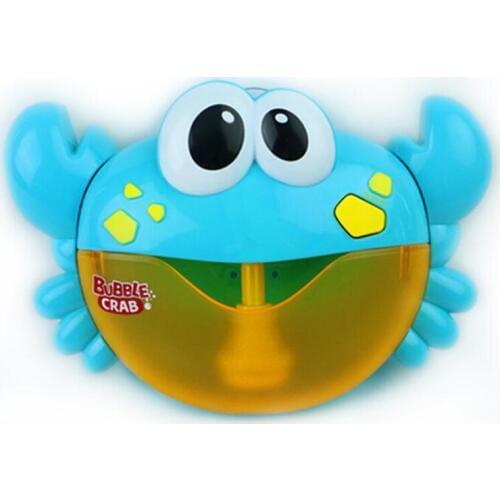 New Bubble Crabs Baby Bath Toy Crab Automatic Bubble Maker Music Bath Bubble Machine Bathtub Toys for Children Kids