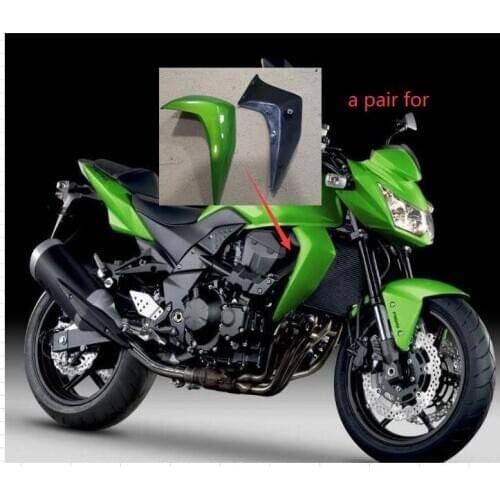 Right Left Panel Radiator Fairing Molded For Kawasaki Z750 Cover 2007 2008 2009 2010 2011 2012 Side Cover Good Injection