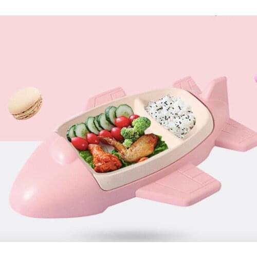 Candy Color Plastic Kid Divider Bowl Childrens Bowl Home School Food Household Separation Fruit Dessert Dried Fruit Plate