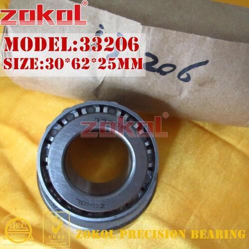 ZOKOL bearing 33206 3007206E Tapered Roller Bearing 30*62*25mm