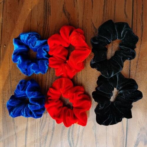 2021 New arrival gold velvet stretch hair bands fashion comfortable brand headband ropes ties elastic headwear hair hoop women