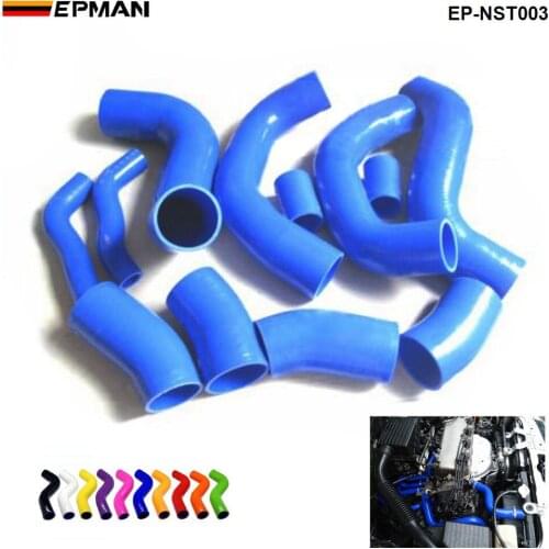 Racing Silicone turbo intercooler hose kit For Nissan Skyline GT-R R35 (12pcs) EP-NST003