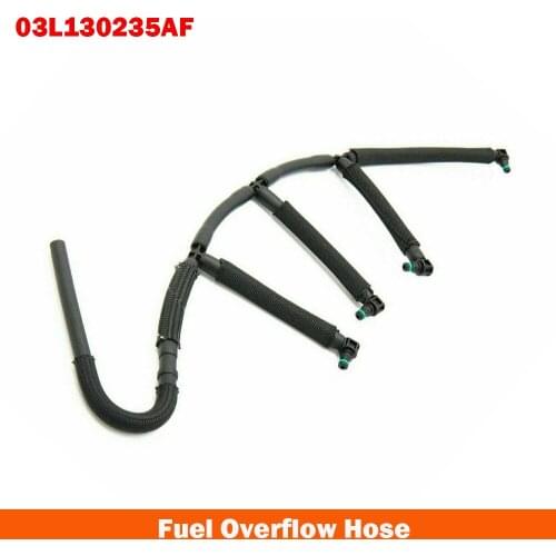 Fuel Return Overflow Leaks-Off Pipe Replacement Fit for Audi A1/A3 Seat Altea/Ibiza/Leon SKODA VOLKSWAGEN Engines 03L130235AF