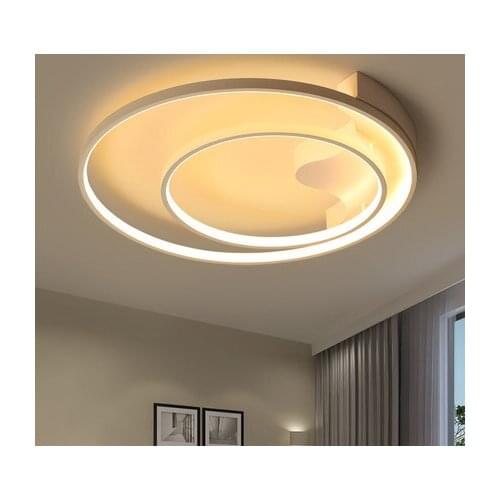 LED round simple modern bedroom creative warm Living room fashion childrens room ceiling lamp