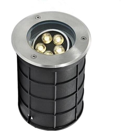 Adjustable Angle IP68 Waterproof LED Underground Light 10W Dimmable Outdoor Ground Garden Path Floor Buried Yard Spot Landscape