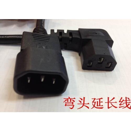 0.3M 1.6FT 30cm Mains Male to Female C13 to C14 CPU PDU Extension Cable COMPUTER CABLE power cord extension cable