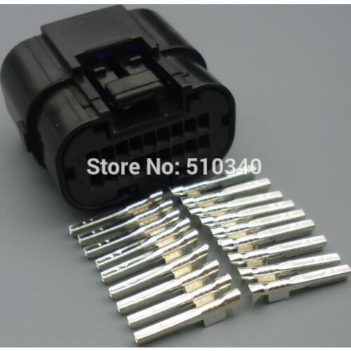 100Set 18-hole pin female waterproof connector terminal sheath vehicle equipped with car connector terminals