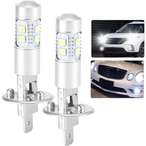2 Pcs 6000K 1800LM Brightness 100W LED Headlight Bulbs Kit Brand New Fog Driving Light Suitable For Frog Light Headlight