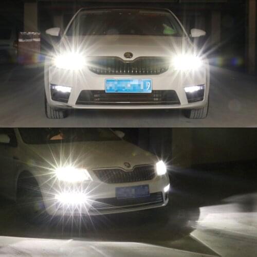 2x H8 H11 Fog Light High Power Canbus Error Free LED Car Auto Fog Lights Bulb Lamp For Skoda Superb Octavia A7 A 5 2 Fabia Rapid