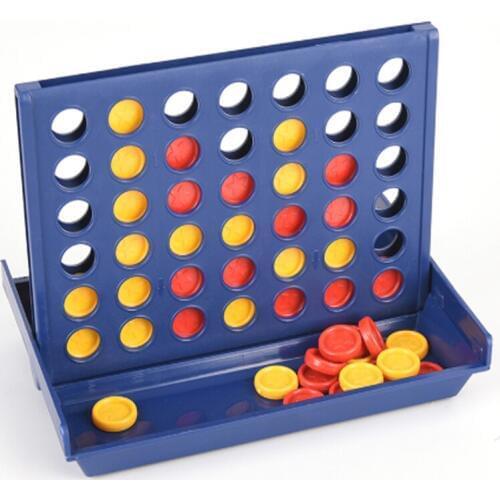2020 Newest Board Game Connect 4 Game Classic Master Foldable Kids Line Up Row Board Puzzle Toys Настольная игра
