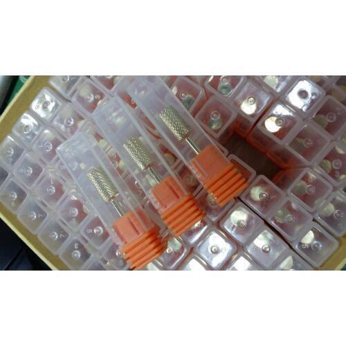 3/32" SML Electric Professional Golden Electric Nail Drill Bit Manicure Pedicure Tools nail drill bit,free shipping, #566576
