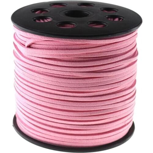 3mm /91 Meters Suede Cord Multicolor For Woman Fashion Jewelry Making Garments Decorations Crafts DIY