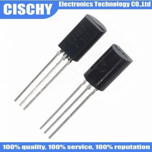 50PCS 2SC2482 TO-92L C2482 300V 0.1A transistor NPN and original