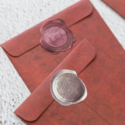 50Pcs Envelopes Decorative DIY Kraft Paper Creative Versatile Vintage Stamps Envelopes School Supply