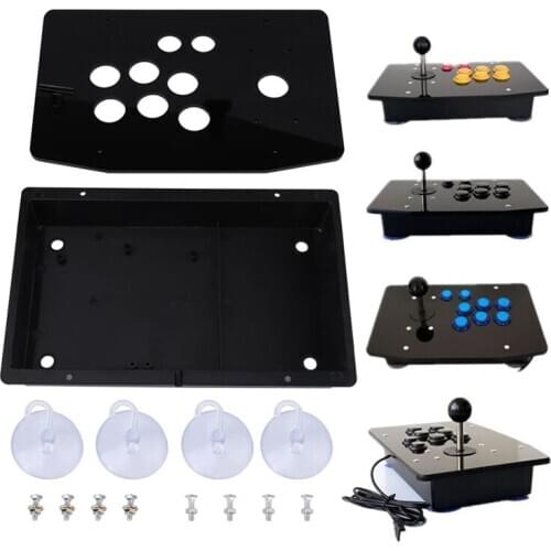 Acrylic Panel and Cover DIY Kit Kit Replacement for Arcade Gaming Black