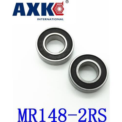 Axk Free Shipping High Quality 10pcs Mr148-2rs Abec-5 8*14*4 Mm Miniature Ball Bearings Mr148rs L1480