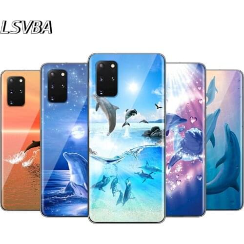 Sea animal cute dolphin For Samsung Galaxy S20 Plus A01 A11 A21 A21S A31 A41 A51 A71 A81 A91 Ultra 5G Phone Case