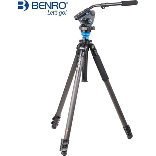 DHL New Benro c3573fs6 carbon fiber tripod S6 hydraulic yuntai dual-use camera photography tripod suit