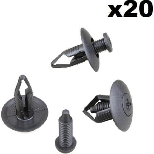 FOR HONDA MAZDA MITSUBISHI FOR NISSAN SAAB FOR SUZUKI DOOR TRIM PANEL CLIPS x20