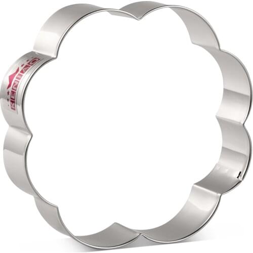 KENIAO Plaque & Frame Cookie Cutter - 9.3 x 9.6 CM- Plaque Frame Biscuit / Fondant / Bread / Pancake Molds - Stainless Steel