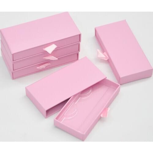 100/pack Wholesale false custom logo eyelash packaging box Faux Cils lash box package 25mm mink lashes makeup case bulk vendors
