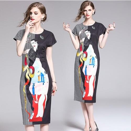 MIUXIMAO Summer Dresses With A Slit