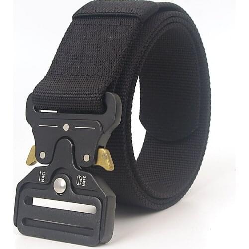 43MM Mens Military Tactical Belt Army Nylon Wide Quick Release Belt Special Police Police Combat High Quality Jeans Belt