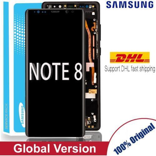 6.3" Original SUPER AMOLED Display For SAMSUNG Galaxy NOTE 8 LCD N950 N950F N950N For Note8 lcd Touch Screen Replacement Parts