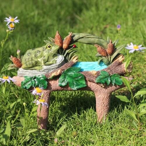 Pastoral Insert Decorative Flower Pot Plug-in Resin Decoration Outdoor Garden Ornaments Lawn BalconyTerrace Furnishings Crafts