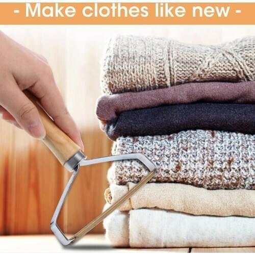 Portable Lint Remover - Clothes Fuzz Shaver - Restores Your Clothes and Fabrics Lint - Reusable Double Sided Lint Remover Travel