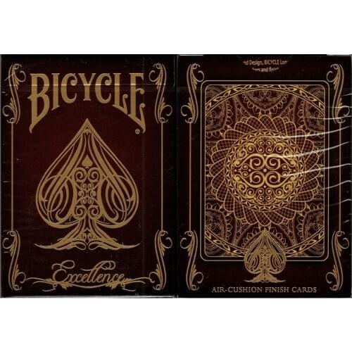 Bicycle Excellence Playing Cards Poker Size Deck USPCC Limited Edition Magic Cards Magic Tricks Props for Magician