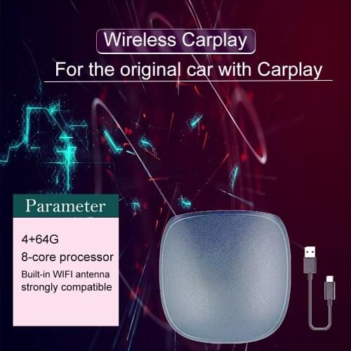 Carplay Ai Box Mini Android Box Apple Car Play Wireless Android Auto for Volvo Ford Benz VW Netflix Car Multimedia Play