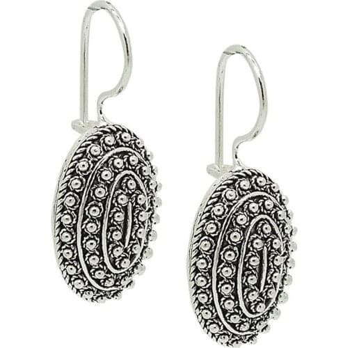 Midyat Silver Filigree Lady Earrings