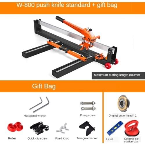 Push knife tile cutter manual push knife floor tile 800 1000 laser chamfering high precision