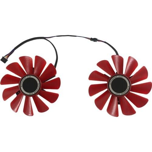 RX 570 GPU VGA Cooler Video Card Fan For Radeon HIS XFX RX570 rx-570-rs-4gb Graphics card just can be as replacement