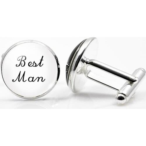 1 Pair Cufflinks Best Man Gift Wedding Favor For Guests Marriage Supply Groomsmen Gifts Souvenir