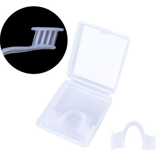 1/2pcs/set Sleep Mouth Guard Anti Snore Mouthpiece Stop Teeth Grinding Anti Snoring Bruxism Body Health Care Sleep Aid