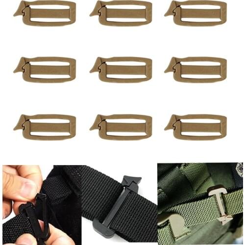 25mm Connect link Hike Buckle webdom attach travel Outdoor Tactical web Military clip Webbing bag kit Molle backpack Strap Camp
