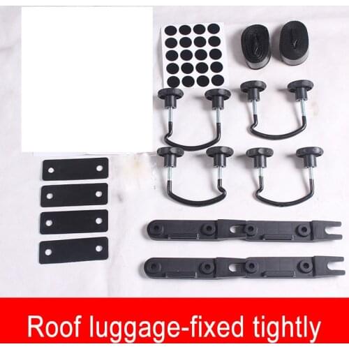 4pcs Stainless Steel Universal Roof Box Car Van Mounting Fitting Kit U-Bolts Clamps Car U-Bolts Clamps Roof Luggage Accessories